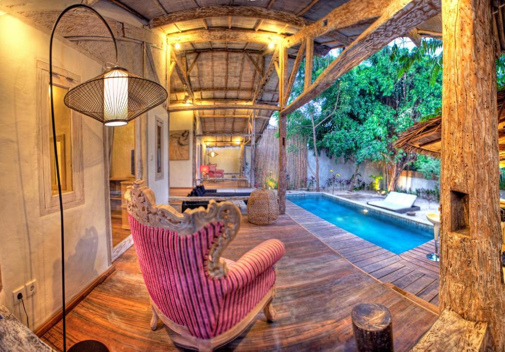 Villa Rumah Rinda Gili Trawangan Rum bild